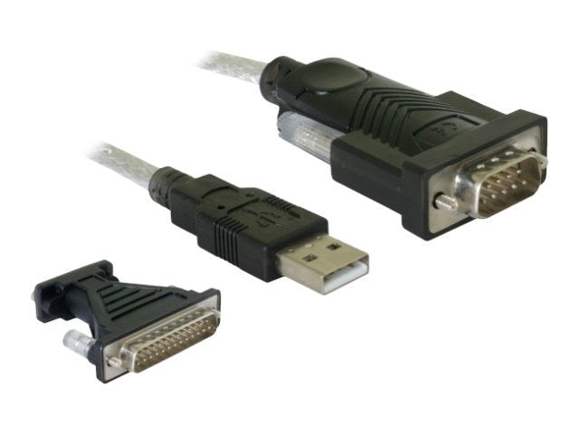 DELOCK Adapter USB 2.0 Seriell Adapter 9St+Ada Vorderansicht