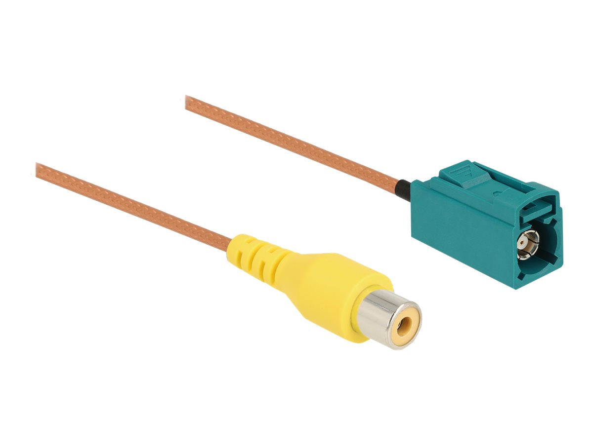 DELOCK Kabel FAKRA Z Buchse > Cinch Buchse RG-179 32cm - Vorderansicht