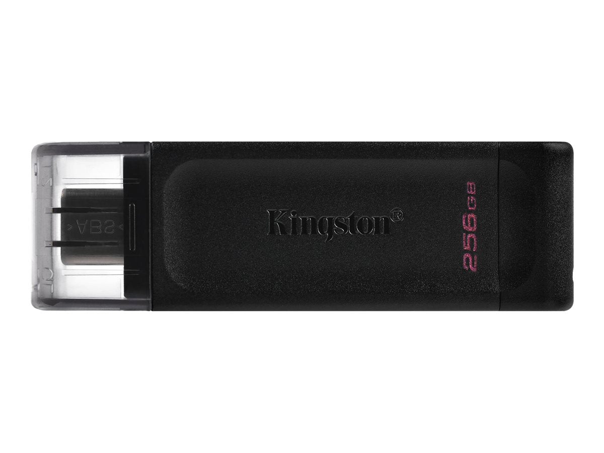 KINGSTON 256GB DataTraveler 70 USB-C 3.2 Gen 1 - Vorderansicht