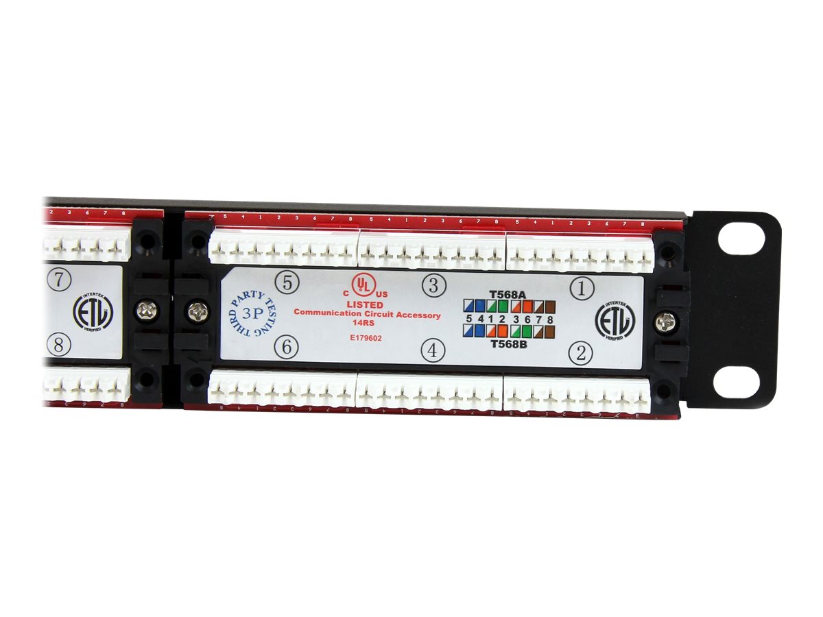 STARTECH.COM Patchpanel Cat 6 24 Port 1 HE Verpackung