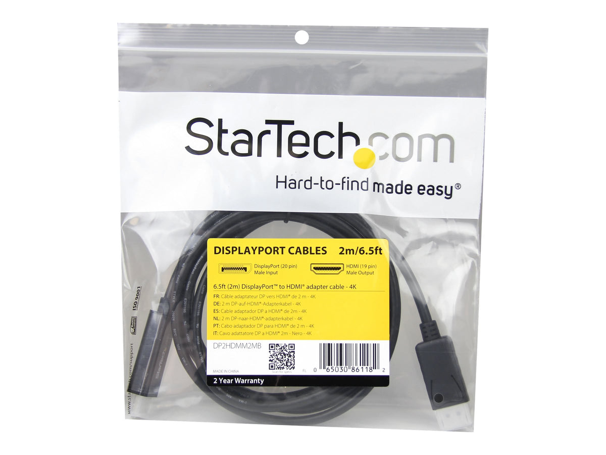 STARTECH.COM DisplayPort to HDMI Converter Cable - Anschlussansicht