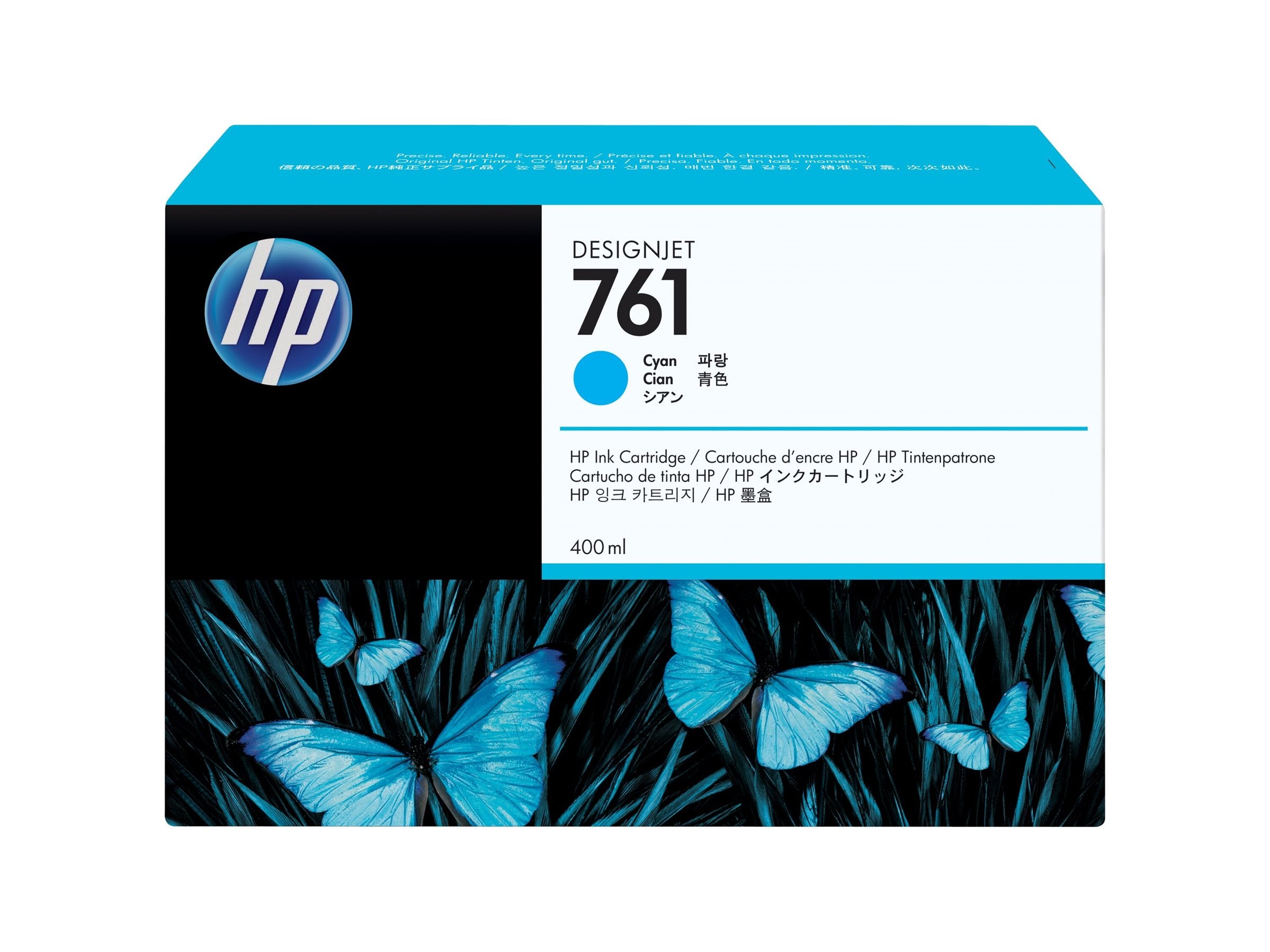 HP 761 Original Tinte cyan Detailansicht