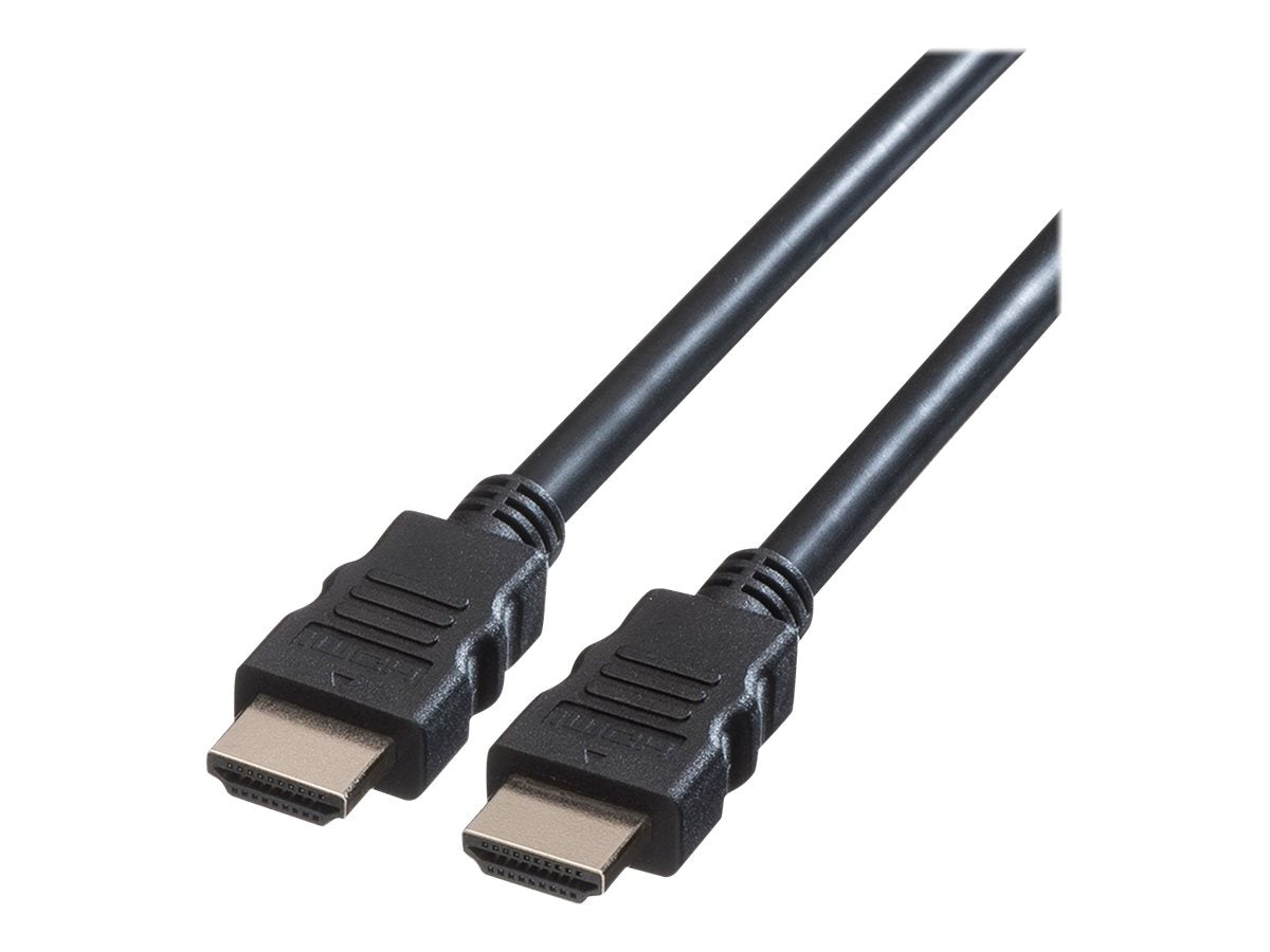 ROLINE GREEN Monitorkabel HDMI High Speed ST-ST schwarz 5m - Vorderansicht