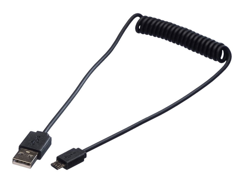 ROLINE USB 2.0 Spiralkabel A - Micro B ST/ST 1m Detailansicht
