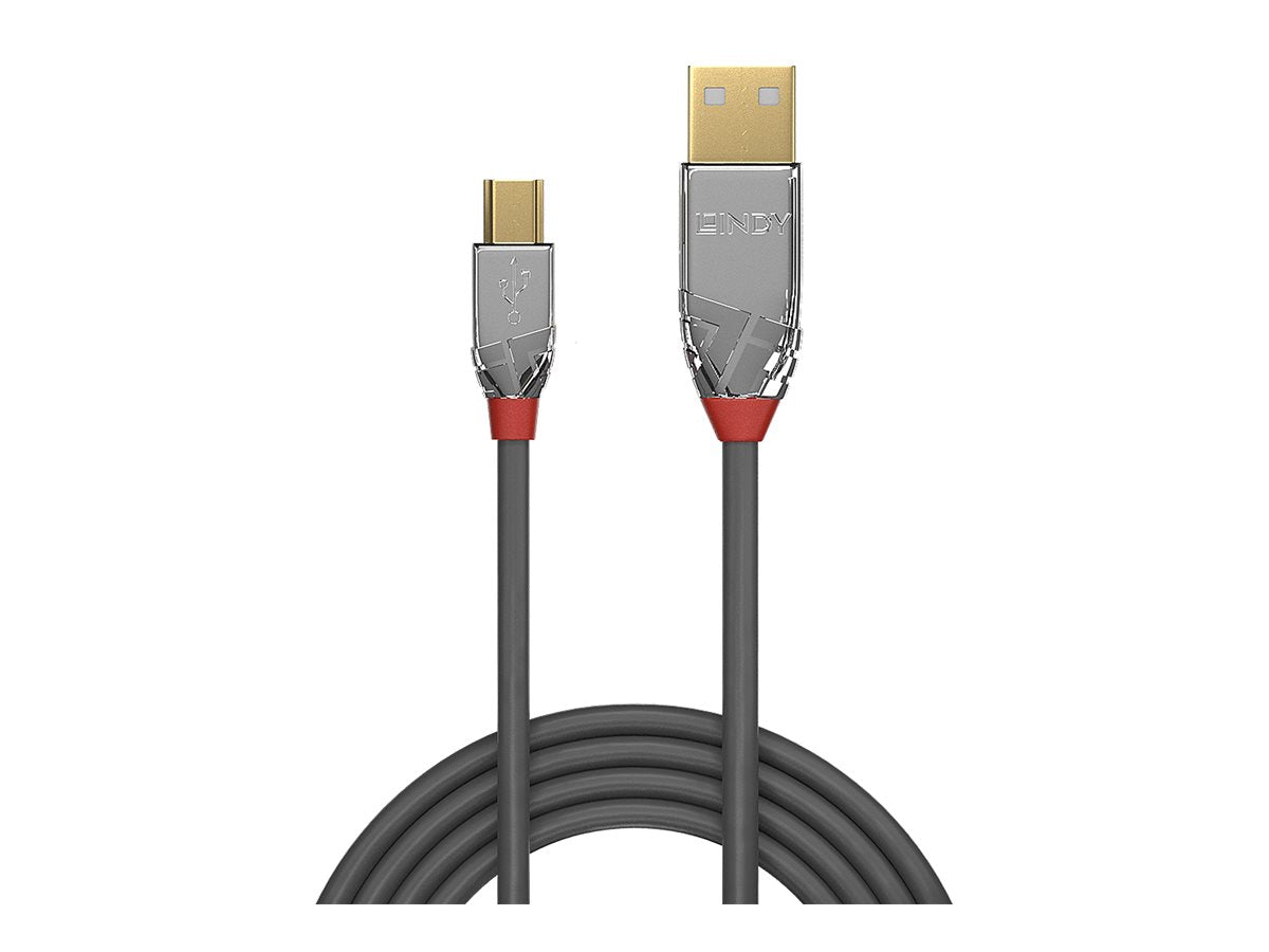 LINDY 2m USB 2.0 Typ A an Mini-B Kabel Cromo Line - Verpackung