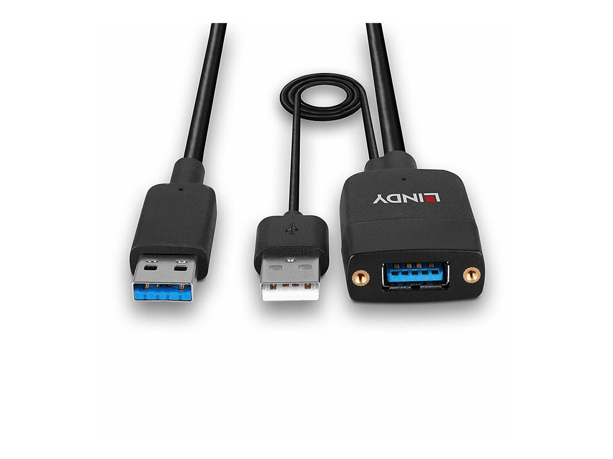 LINDY 35m USB 3.2 Gen 2 Typ A Hybridkabel Detailansicht