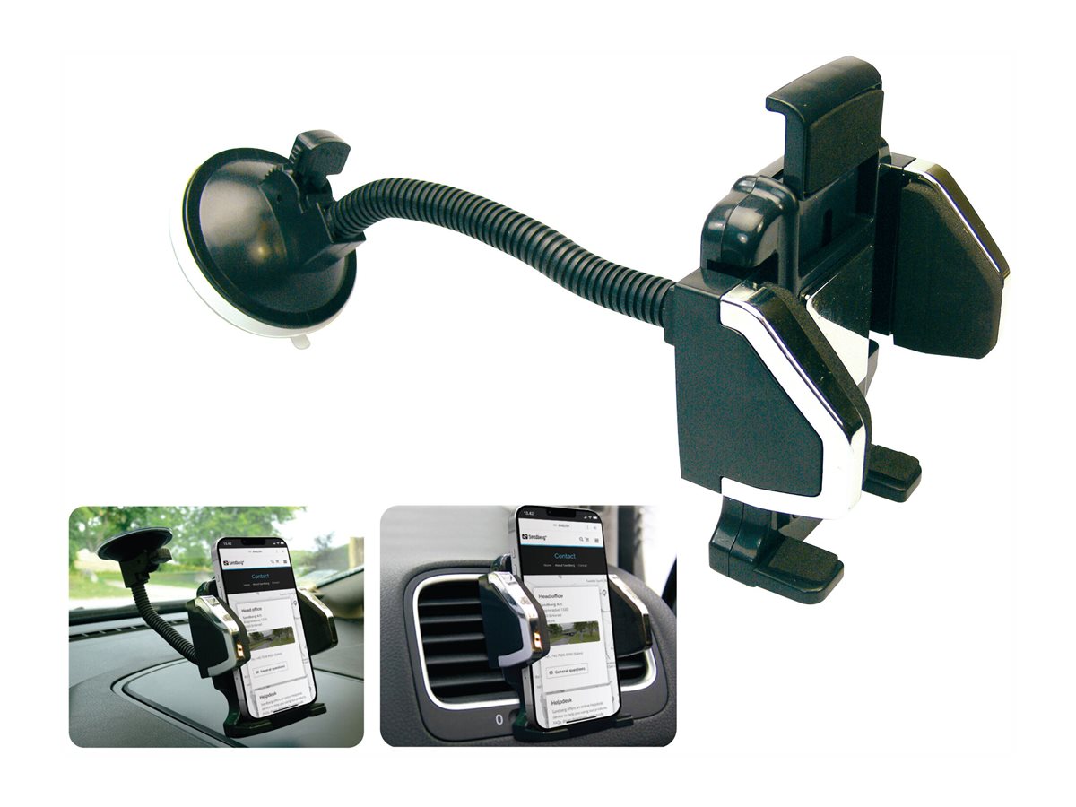 SANDBERG In Car Universal Mobile Holder - Installation im Auto