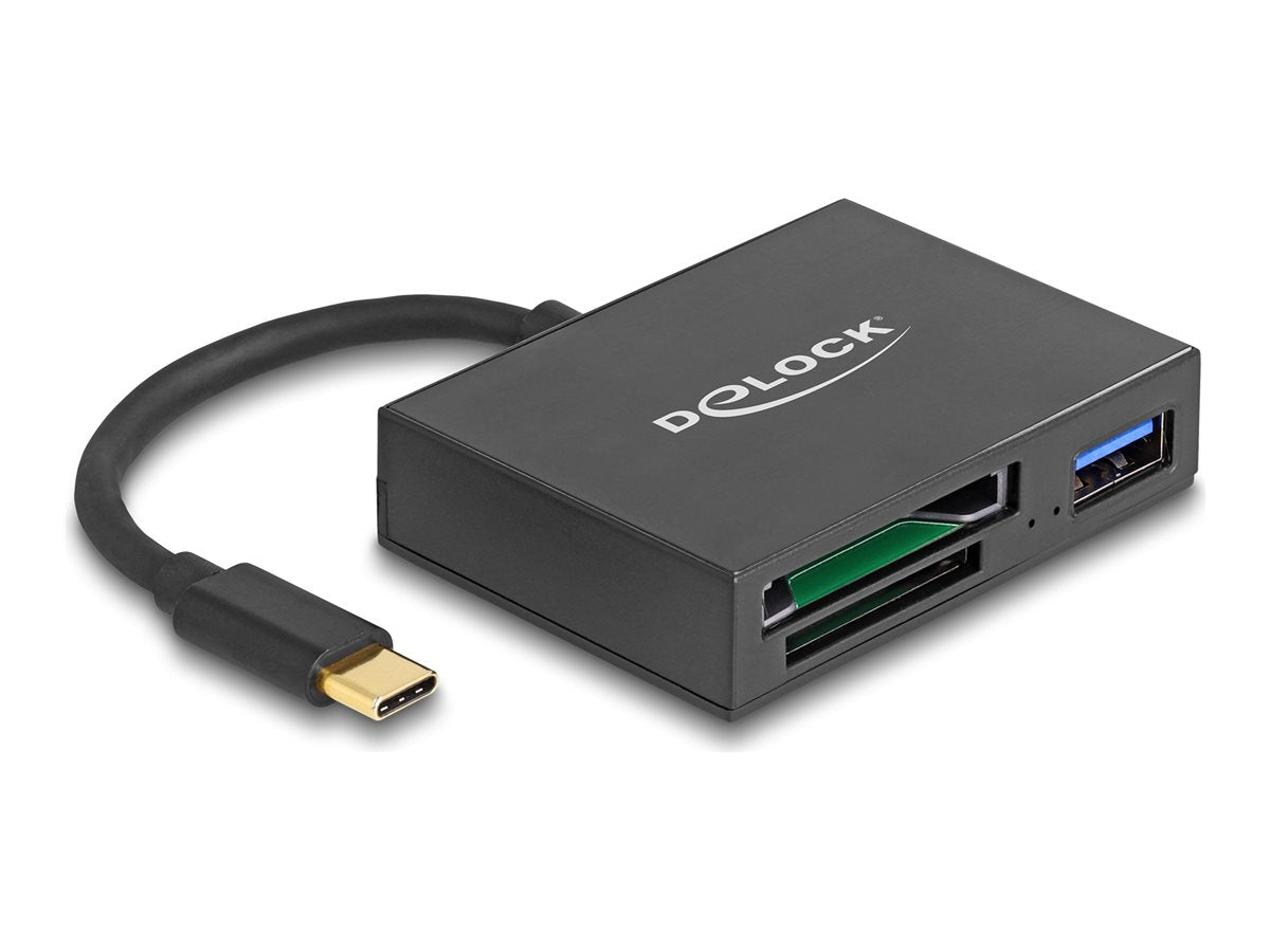 DELOCK USB-C Card Reader Vorderansicht