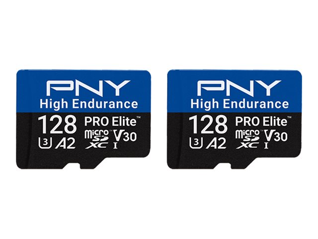 PNY microSD Pro Elite High Endurance 128GB Vorderansicht
