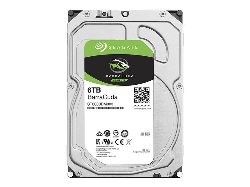 SEAGATE Desktop Barracuda 5400 6TB HDD 5400rpm SATA serial ATA 6Gb/s NCQ 256MB cache 8