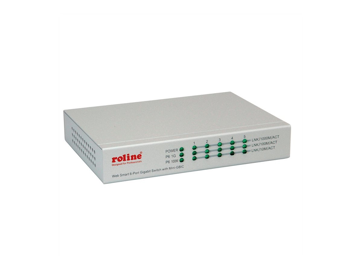 ROLINE Gigabit Ethernet Switch Vorderansicht