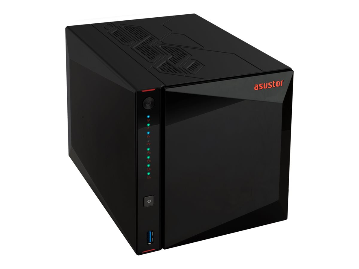 ASUSTOR Nimbustor 4 Gen 4 Celeron N5105 NAS-Server Rückansicht