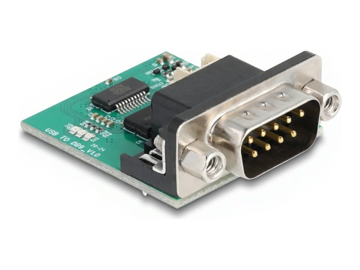 DELOCK USB auf RS-232 Konverter Kabel Vorderansicht
