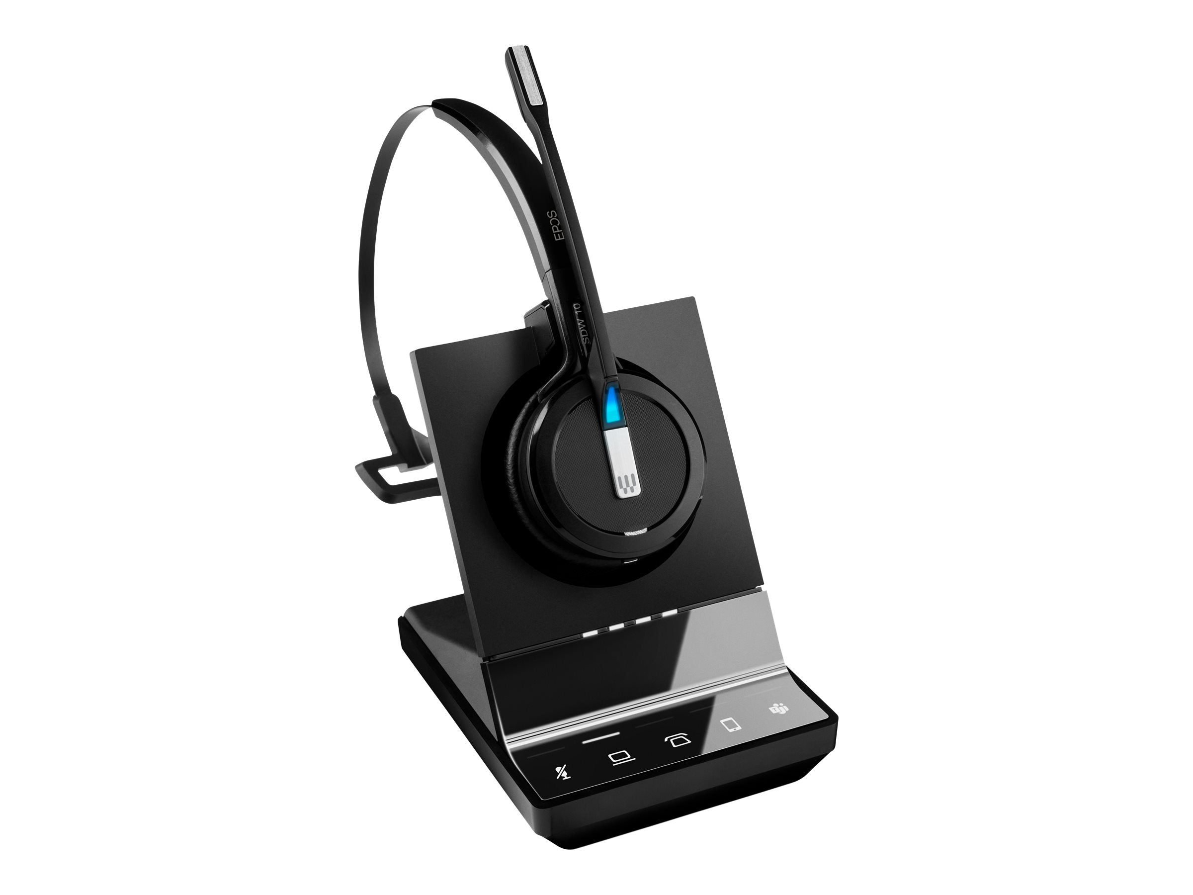 EPOS IMPACT SDW 5016T Mono USB DECT-GAP Headset fuer PC Tischtelefon Mobiltelefon inkl. Dongle Kopf- Ohr- und Nackenbugel Teams zert