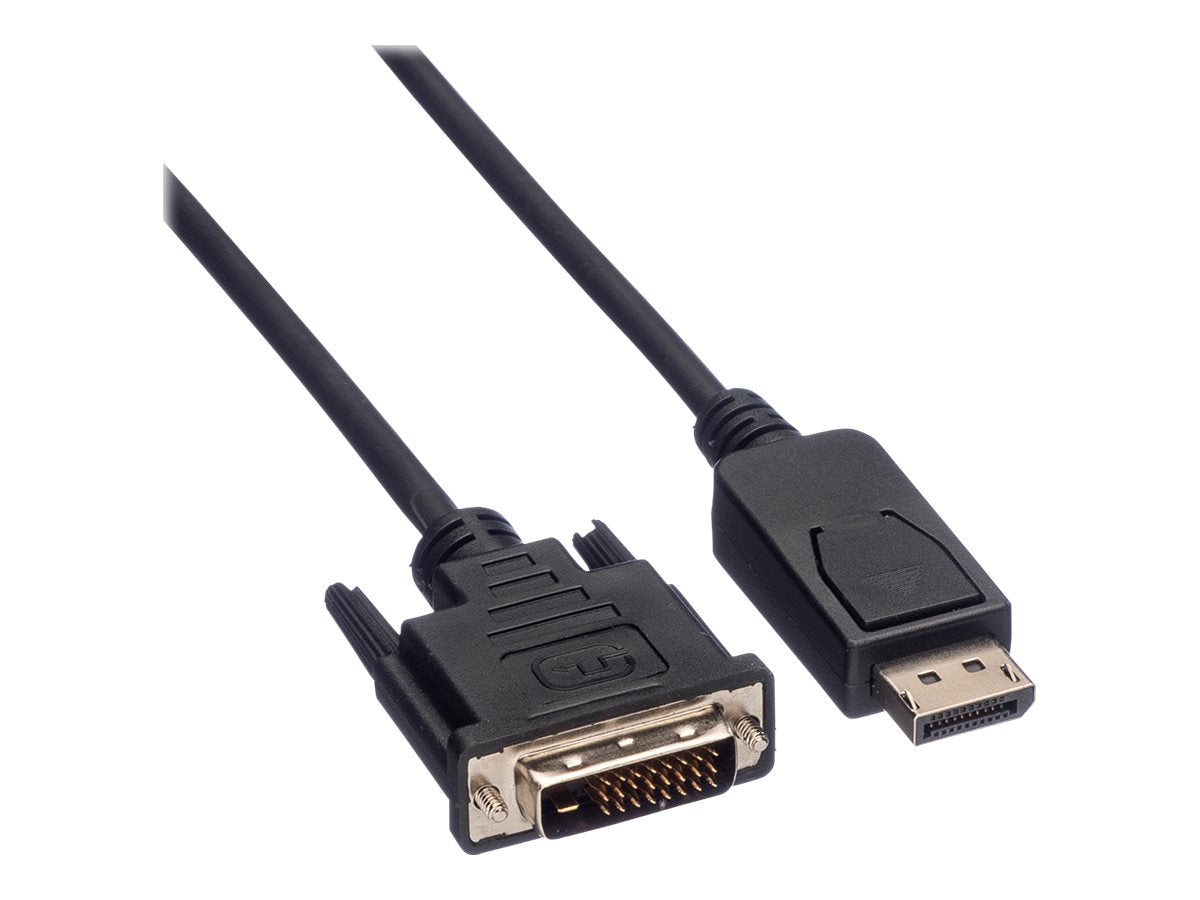 VALUE DisplayPort Kabel DP ST - DVI 24+1 ST LSOH schwarz 5m Detailansicht