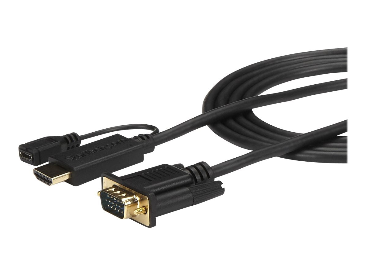 STARTECH.COM 1,8m aktives HDMI auf VGA Konverter Kabel Detailansicht