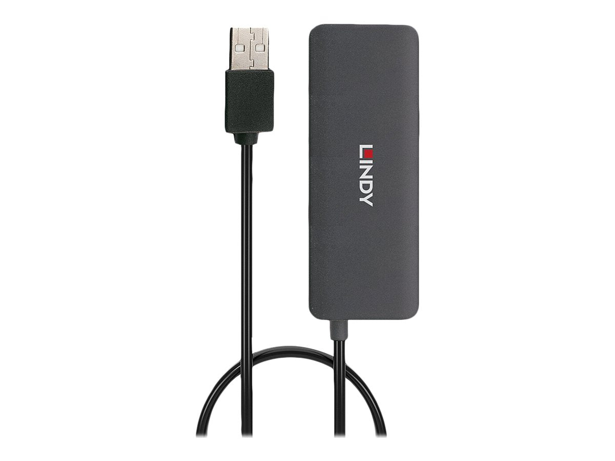 LINDY 4 Port USB 2.0 Hub Vorderansicht