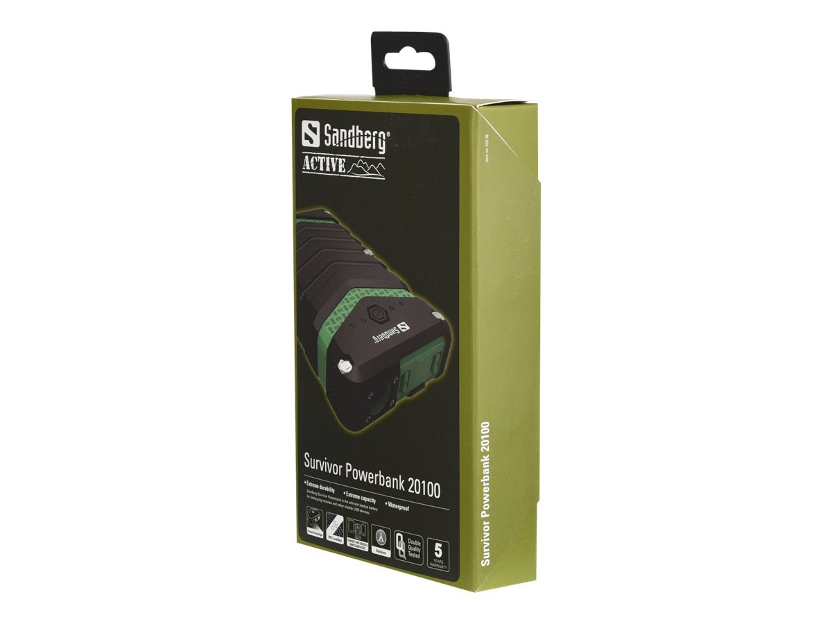 SANDBERG Survivor Powerbank 20100 Verpackung