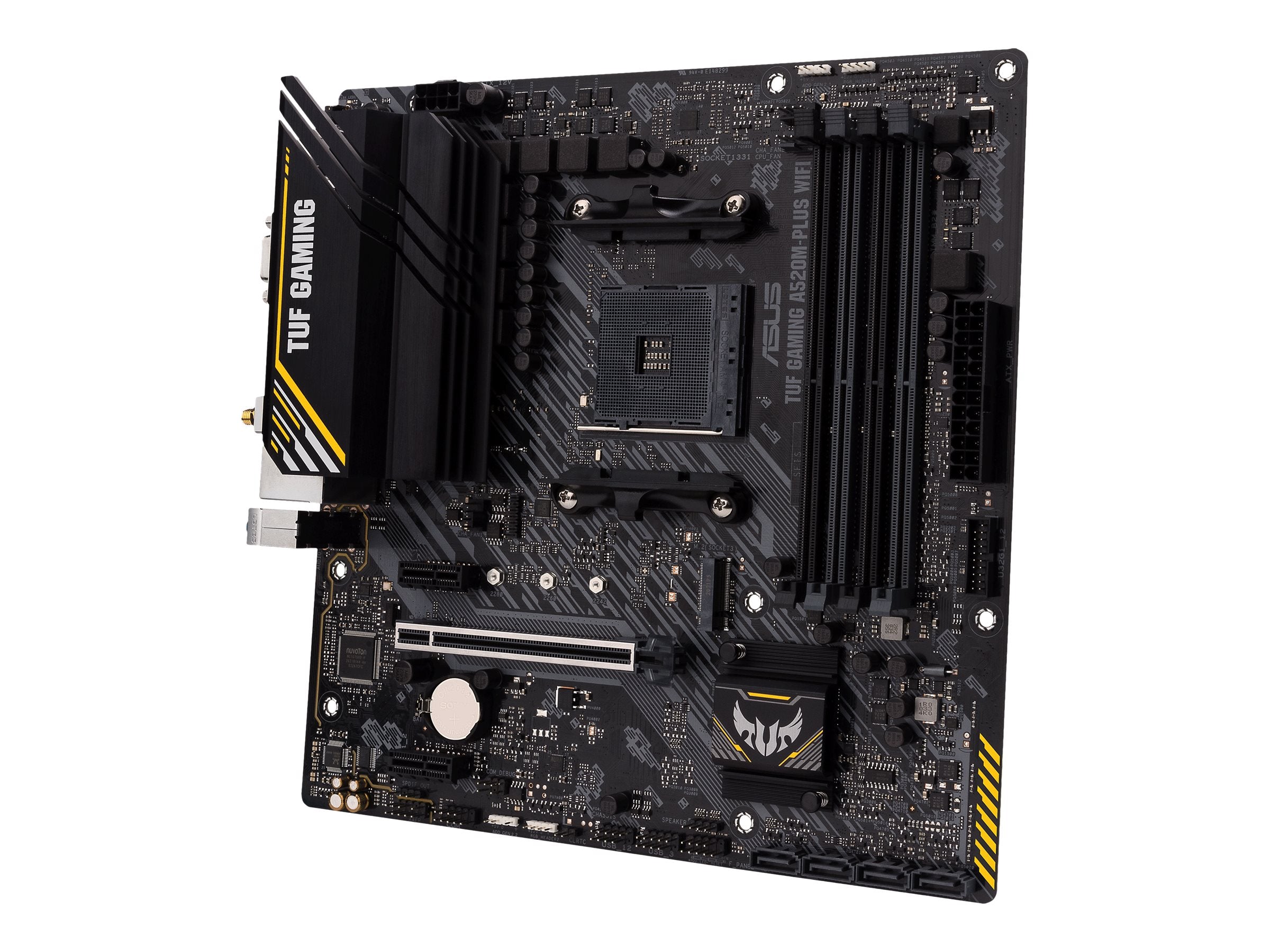 ASUS TUF GAMING A520M-PLUS WIFI Motherboard Vorderansicht