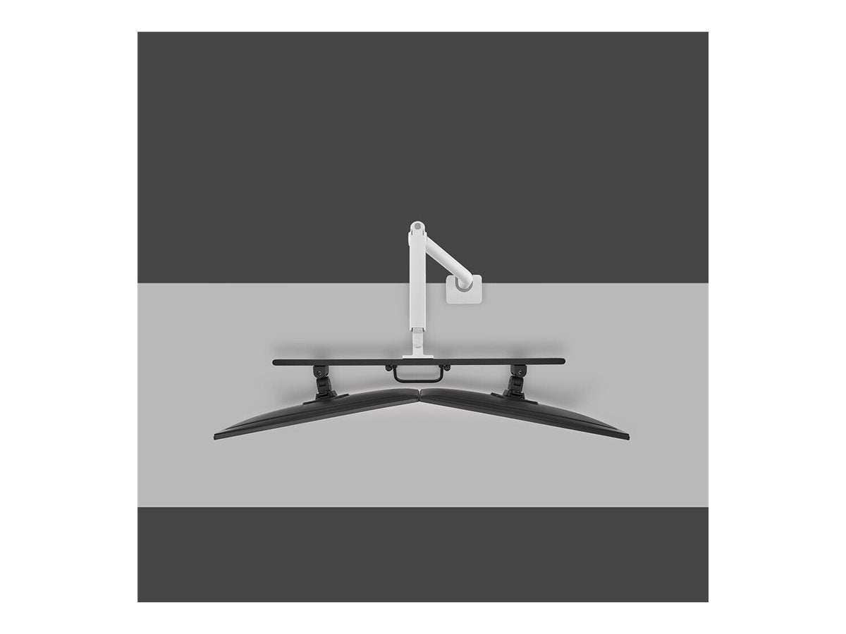 NEOMOUNTS Next One Desk Mount double display crossbar topfix clamp/grommet