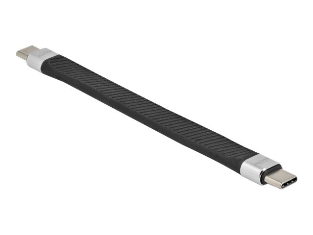 DELOCK USB 2.0 FPC Flachbandkabel USB Type-C zu USB Type-C 13cm - Vorderansicht