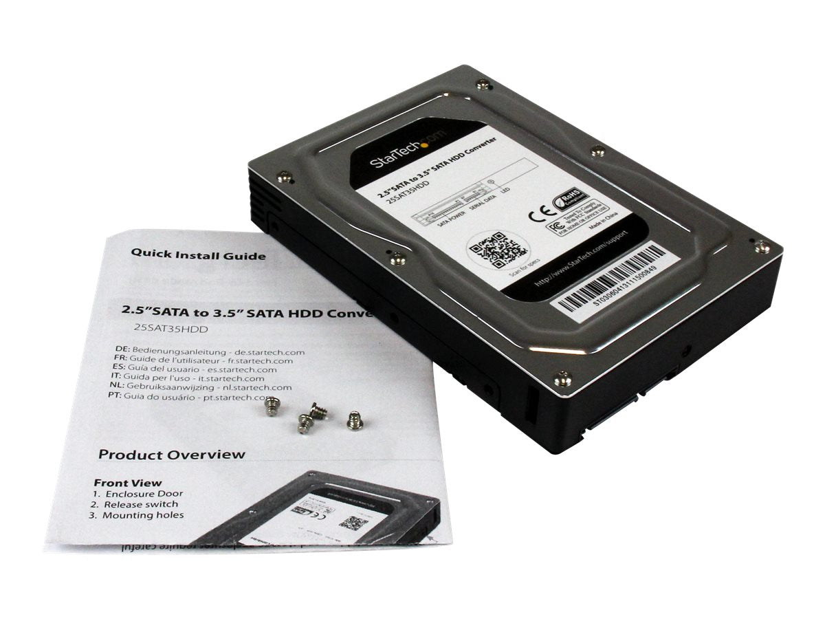 STARTECH.COM 25SAT35HDD SATA Festplattengehäuse Seitenansicht