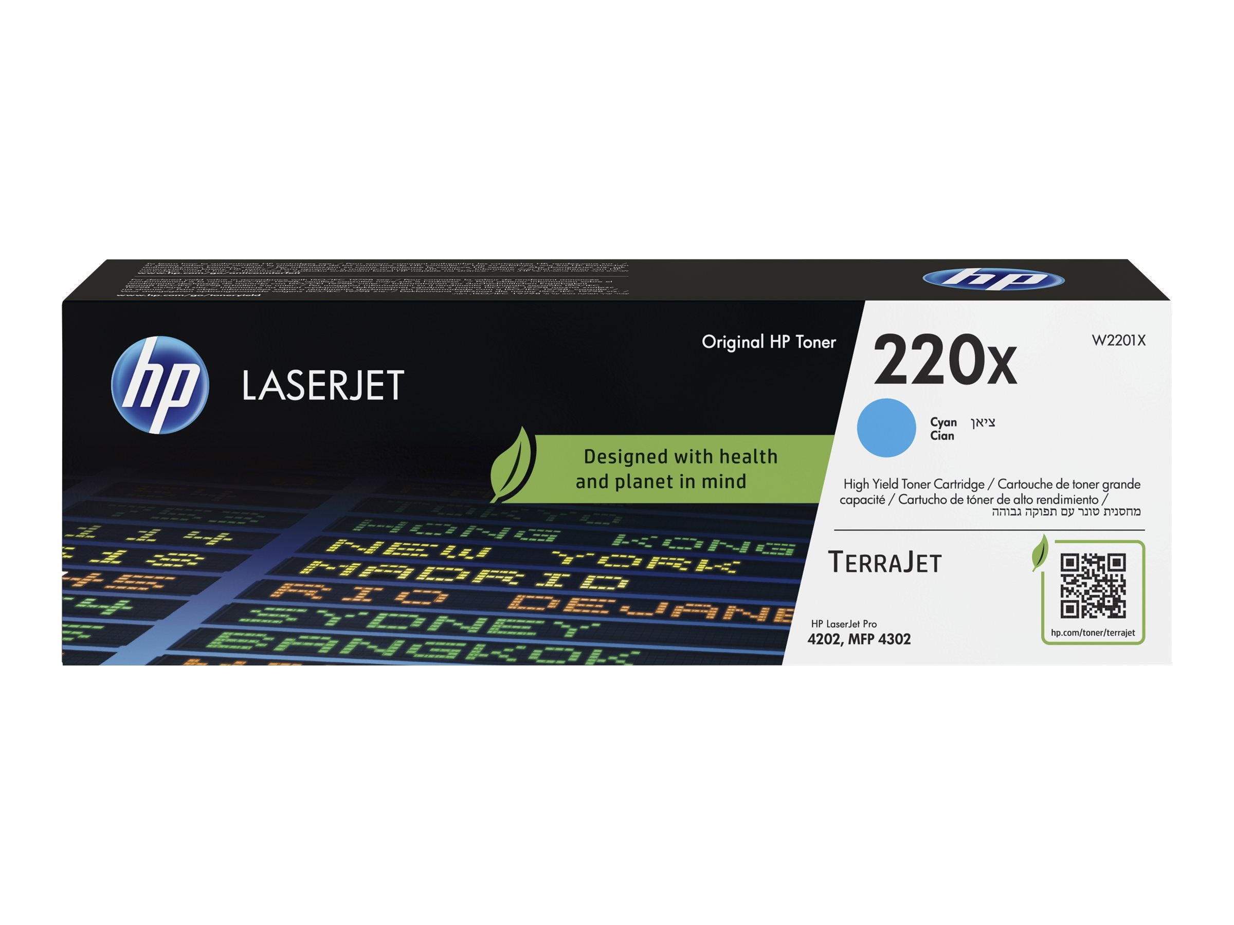HP 220X Cyan Original LaserJet Toner Cartridge Detailansicht