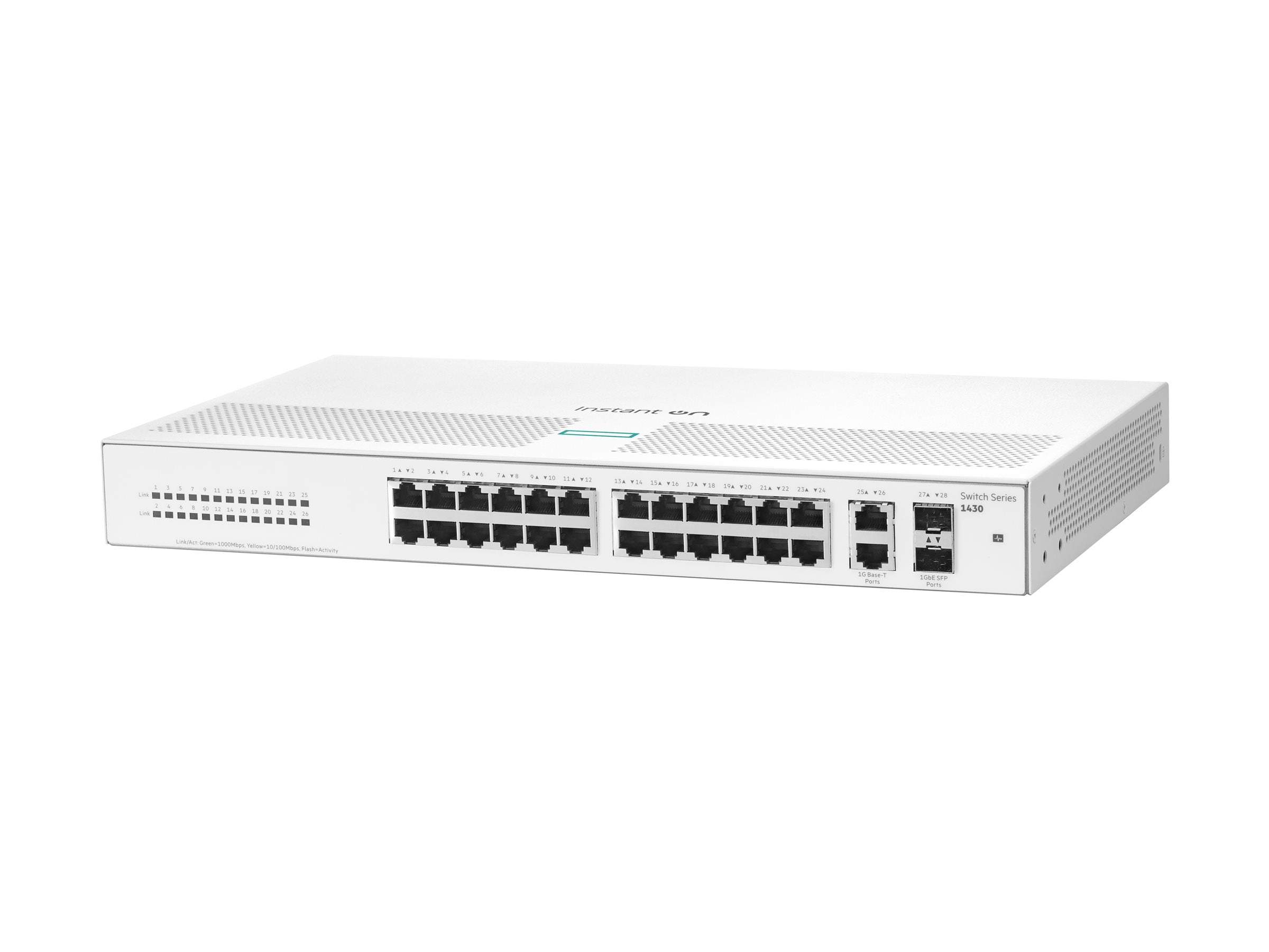 ARUBA HPE Networking Instant On Switch 26p Gigabit 2p SFP Detailansicht