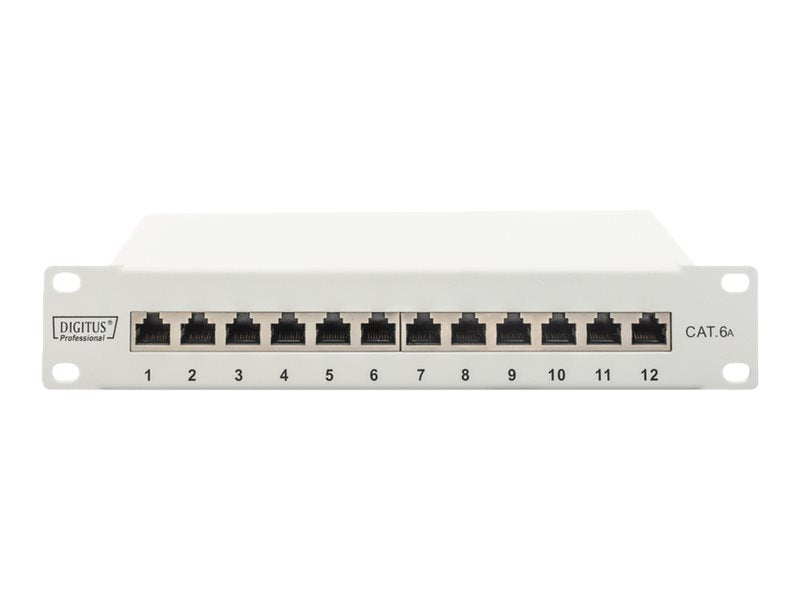 DIGITUS Cat.6A Patch Panel geschirmt Detailansicht