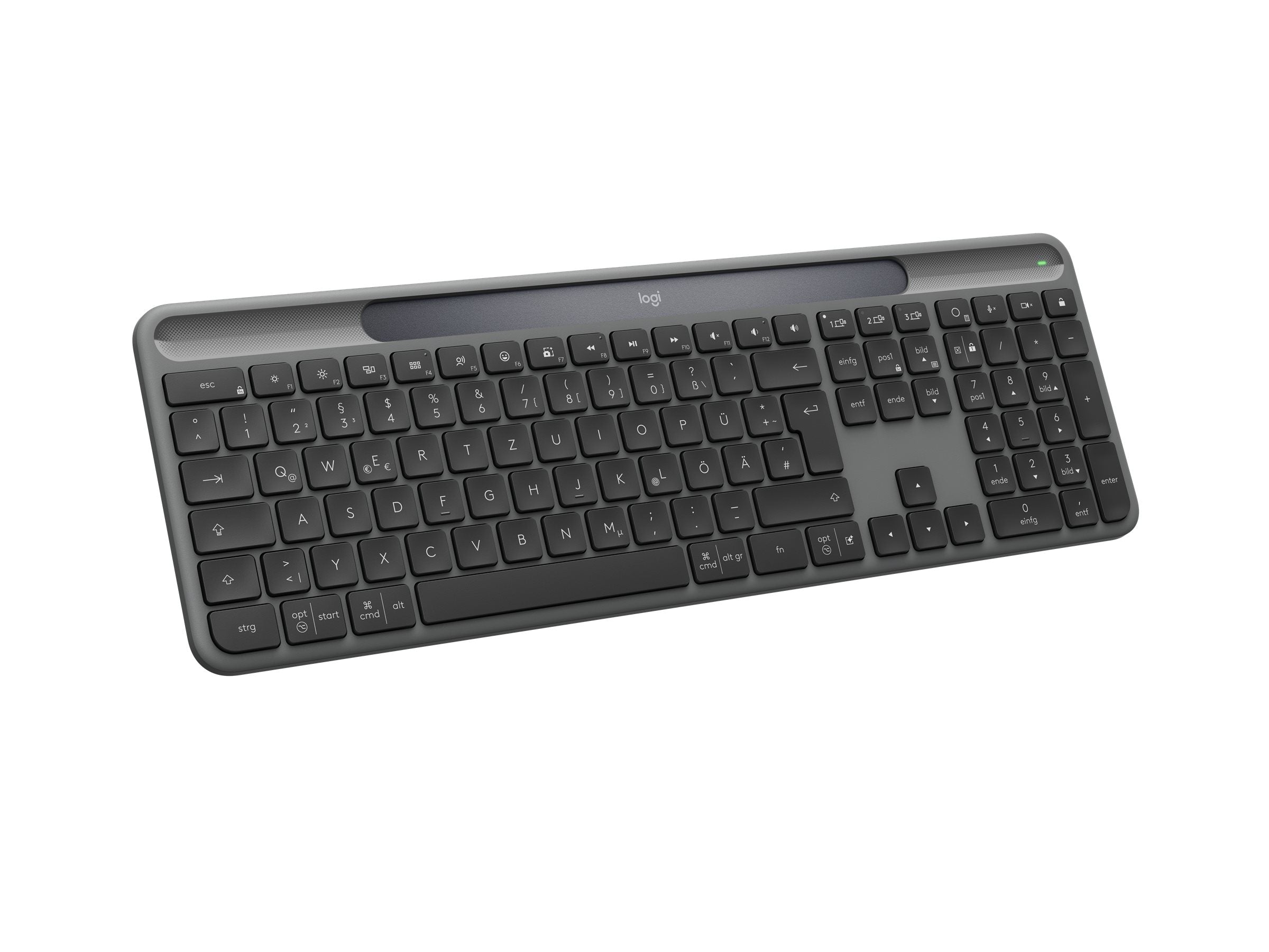 LOGITECH Slim Solar+ for Business - Graphite - (DE)