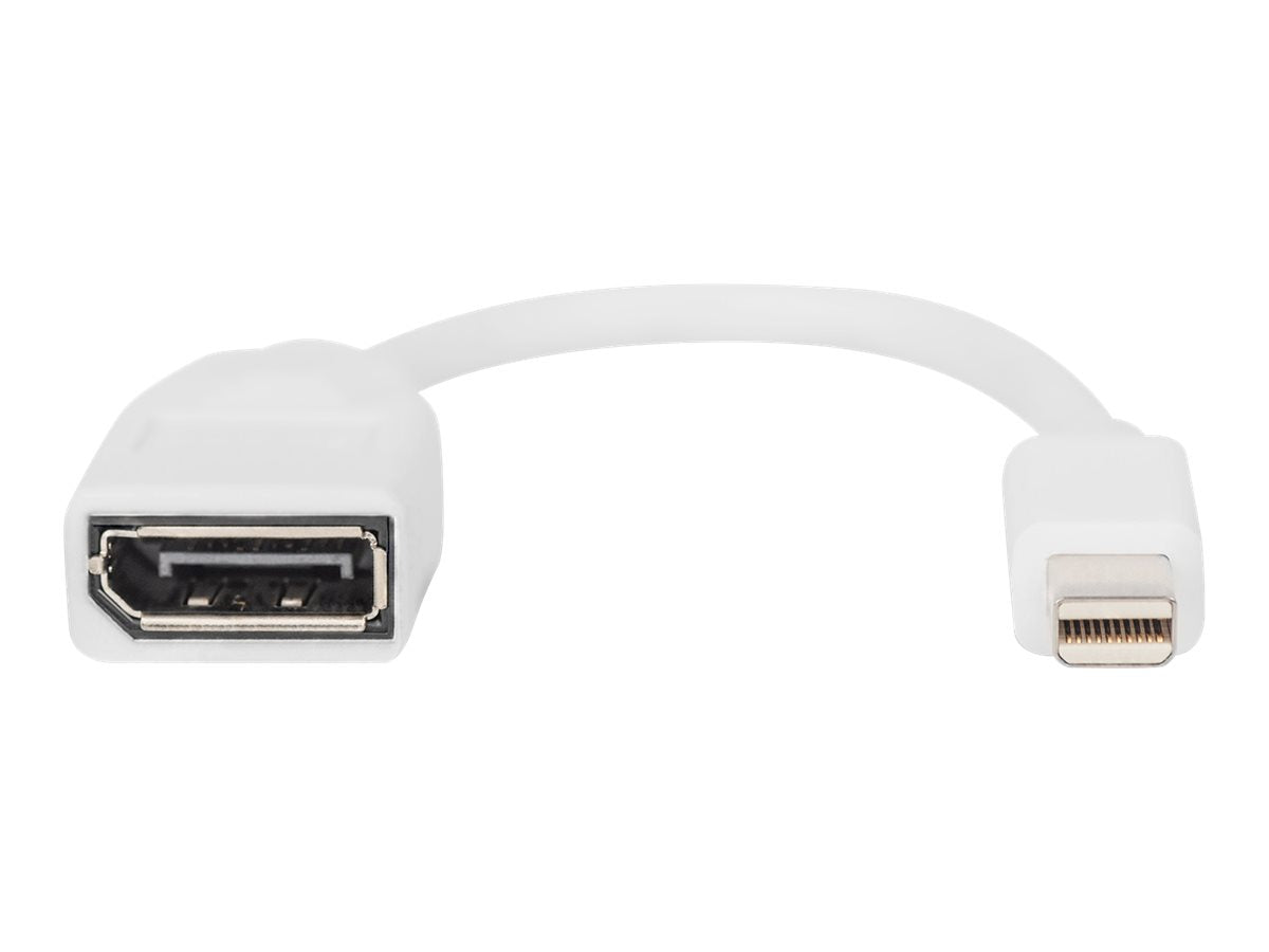 DIGITUS DisplayPort Adapterkabel mini DP - DPM/F 0,15m DP 1.2 conform Verpackung