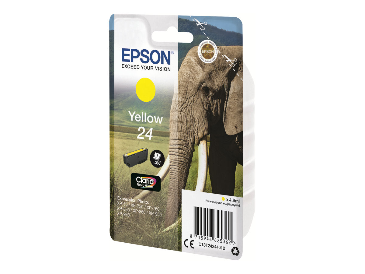 EPSON 3LB 24 Tintenpatrone Gelb Verpackung