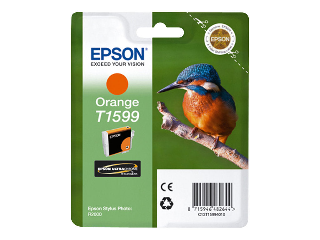 EPSON T1599 Tintenpatrone orange Vorderansicht