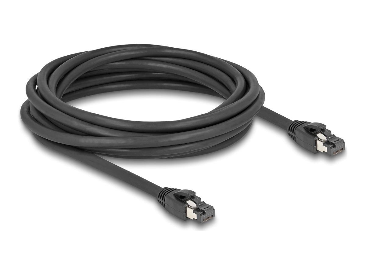 DELOCK RJ45 Netzwerkkabel Cat.8.1 S/FTP 5m Vorderansicht
