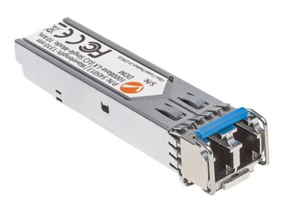 INTELLINET Gigabit Ethernet SFP Mini-GBIC Transceiver 1000Base-LX (LC) Single-Mode Port Reichweite bis zu 10 km Wellenlaenge 1310 nm