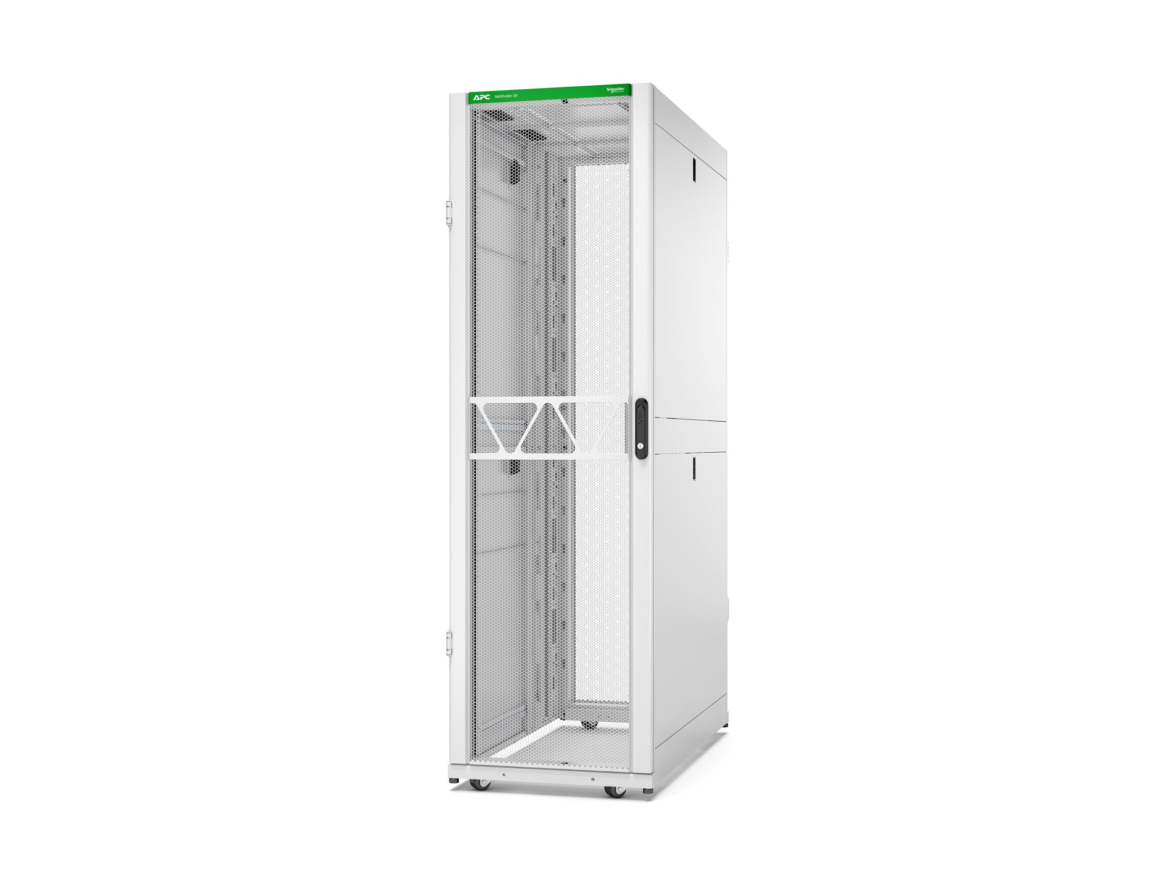 APC NetShelter SX Gen 2 Rack cabinet 1991H x 600W x 1200D mm with sides floor-standing white 42U 19 TAA Compliant