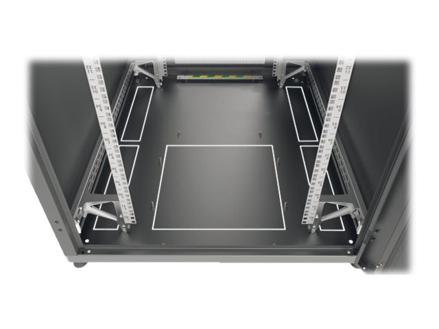 EFB 48,3cm 19Zoll Serverschrank PRO SERIE Innenansicht