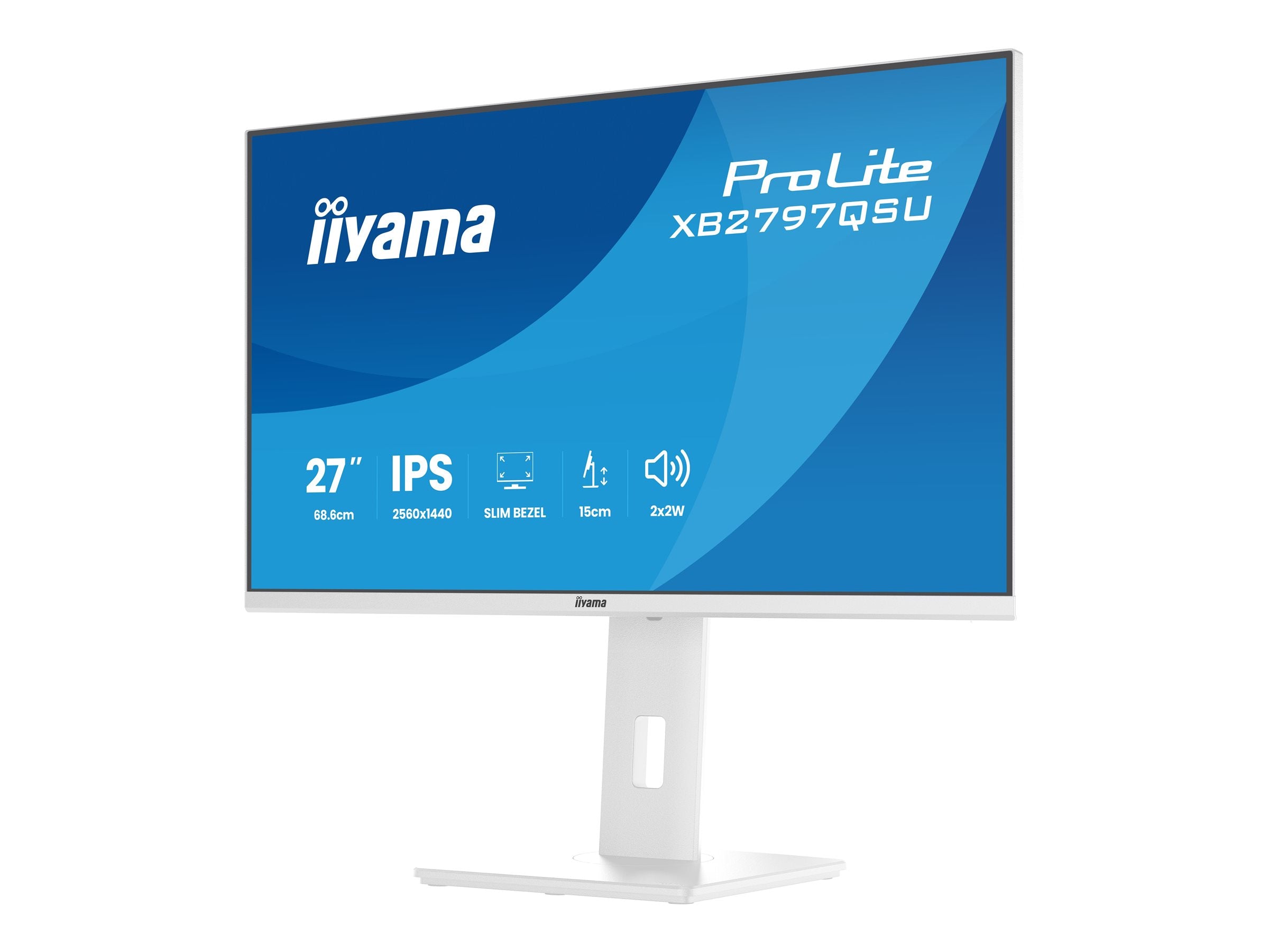IIYAMA XB2797QSU-W1 Monitor Rückansicht