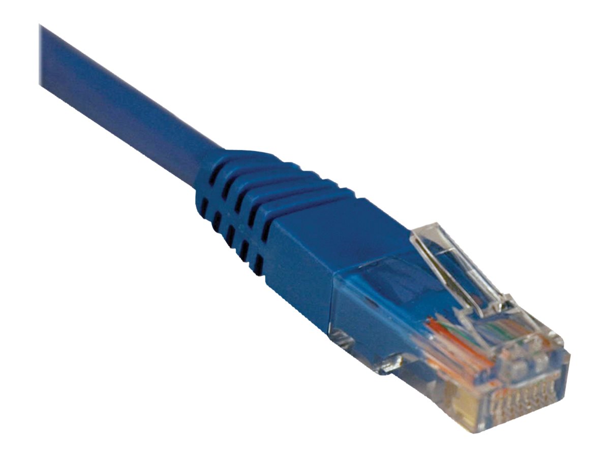 EATON TRIPPLITE Cat5e 350MHz Molded UTP Ethernet Cable RJ45M/M PoE Blue 1ft - Verpackung