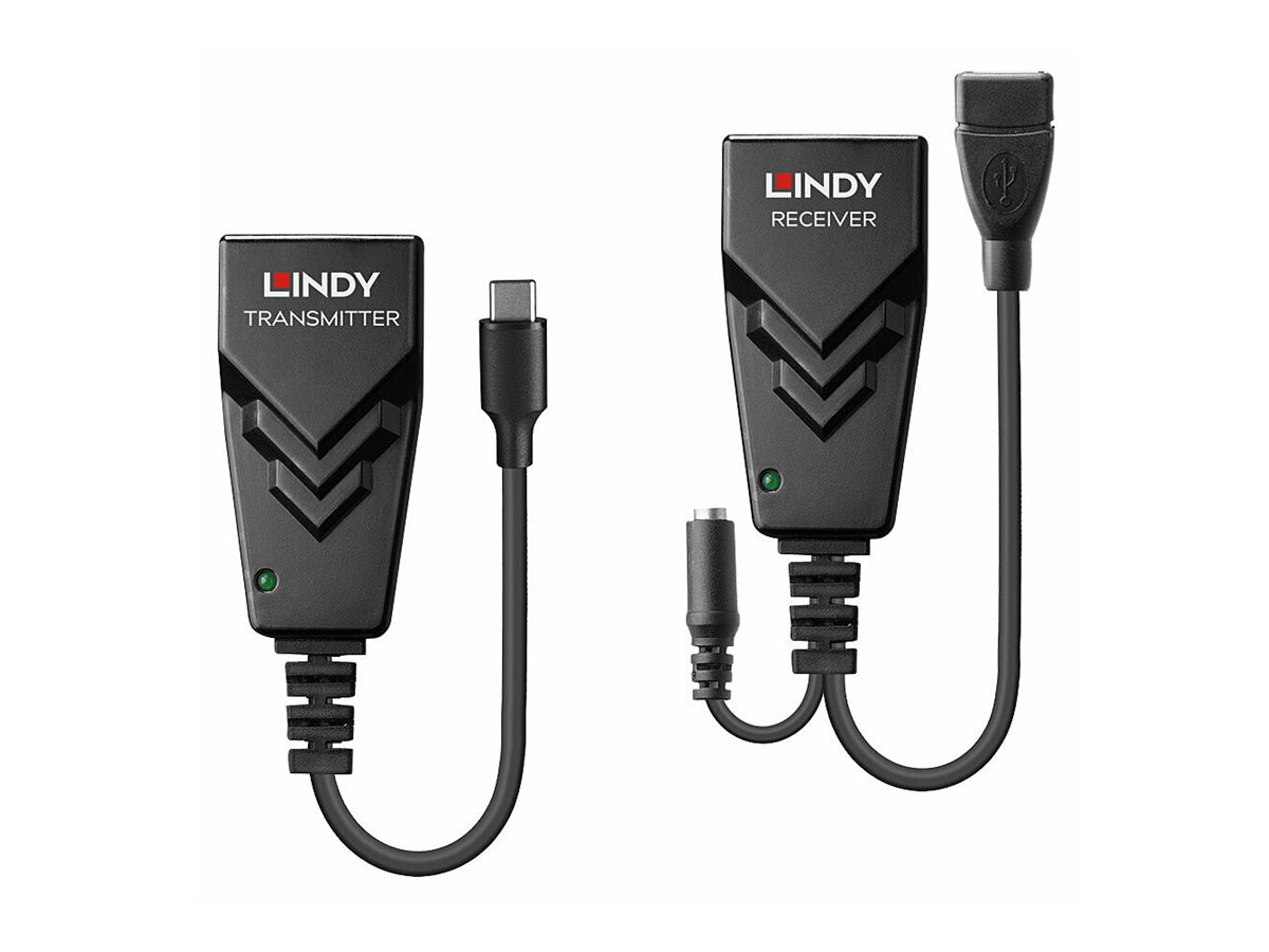 LINDY 100m USB 2.0 Typ C Cat.6 Extender Vorderansicht