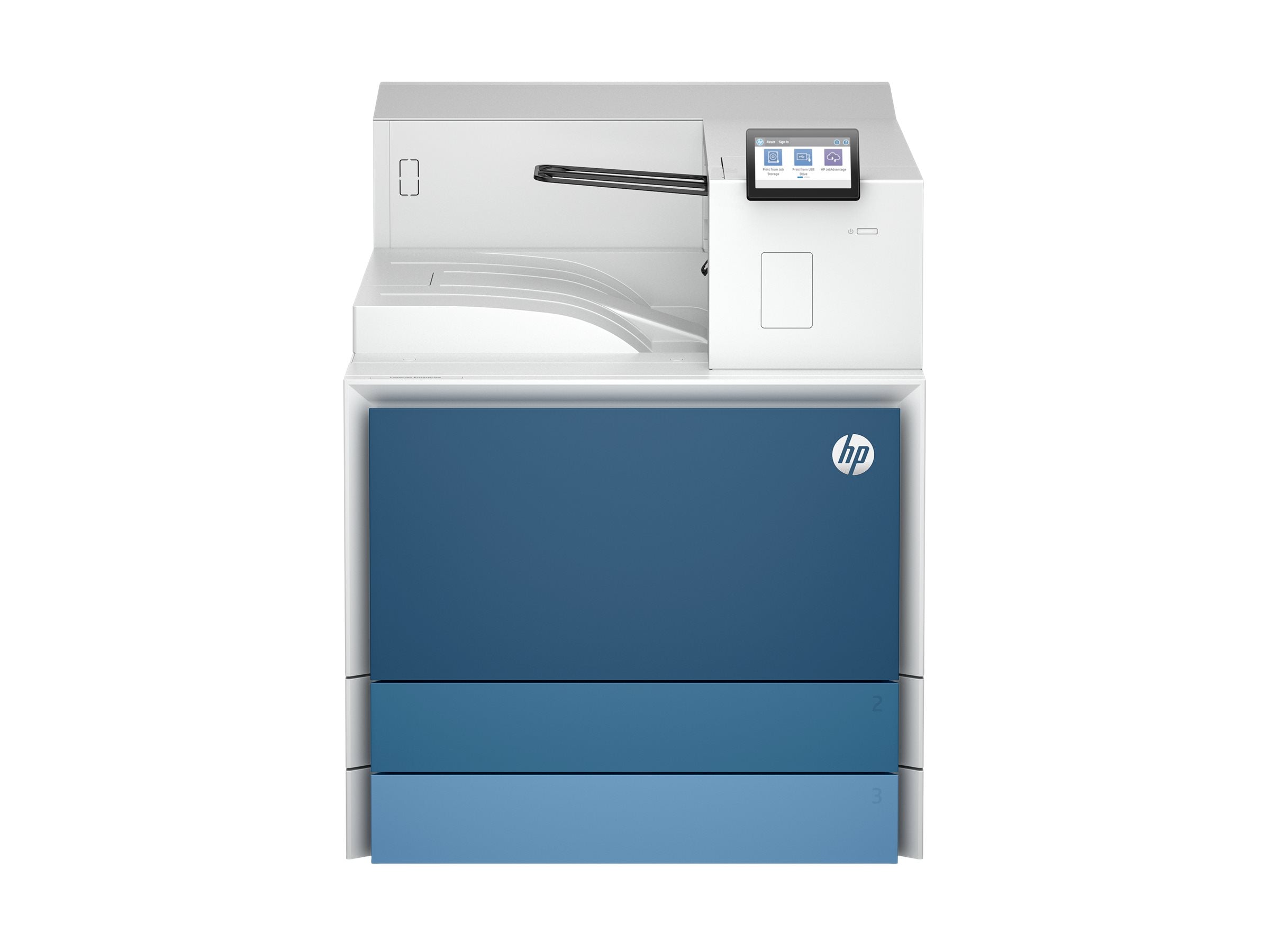 HP LaserJet Enterprise 8501DN Printer Vorderansicht