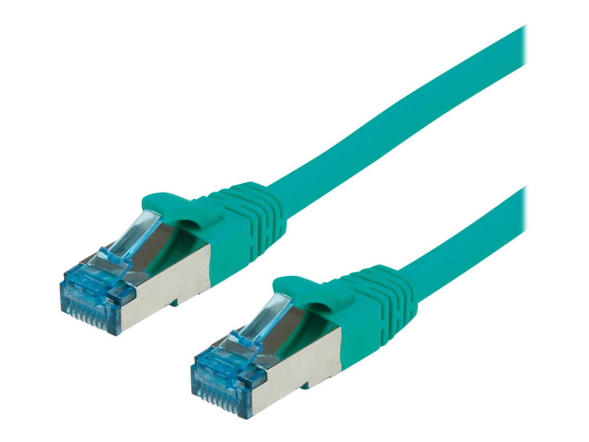 VALUE Patchkabel Kat.6A Class EA S/FTP PiMF LSOH grün 1m - Verpackung