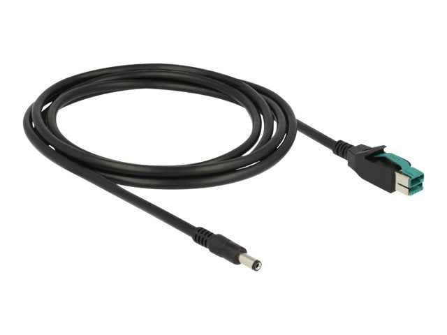 DELOCK PoweredUSB Kabel Stecker 12 V Vorderansicht