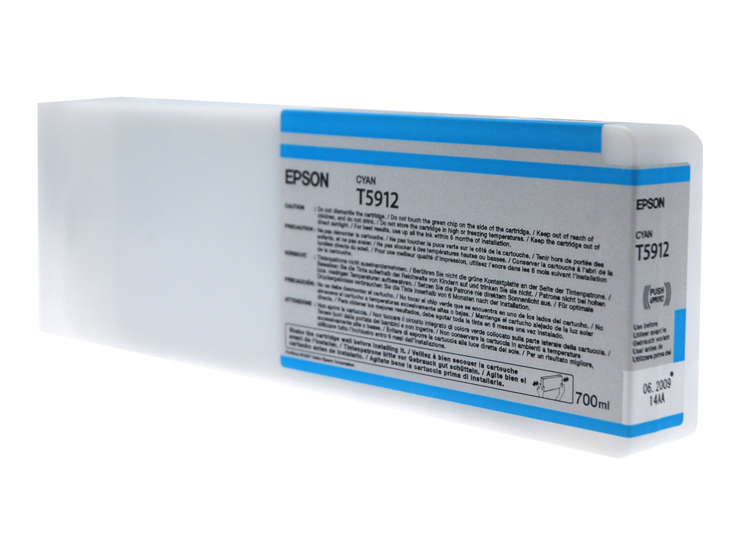 EPSON T5912 Tinte cyan Vorderansicht