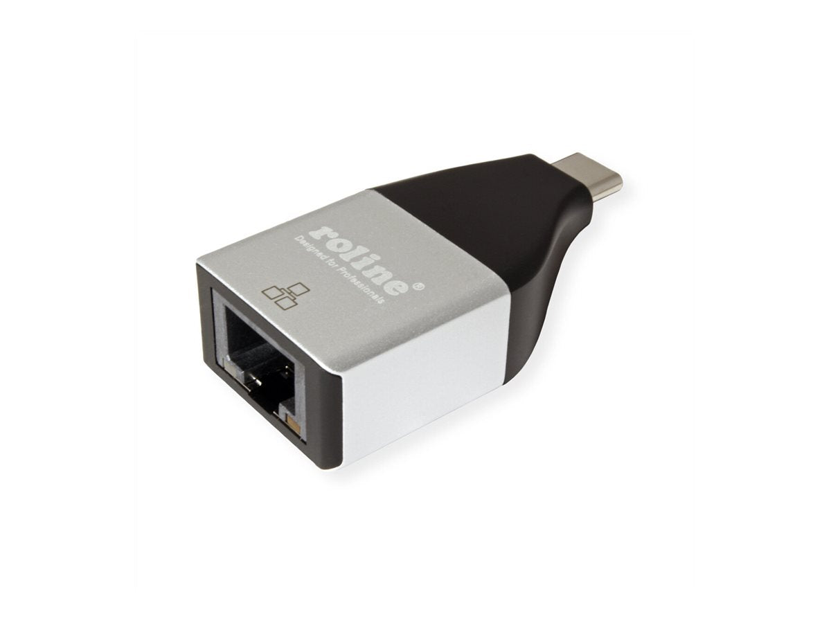 ROLINE USB 3.2 Gen 2 zu Gigabit Ethernet Konverter Vorderansicht