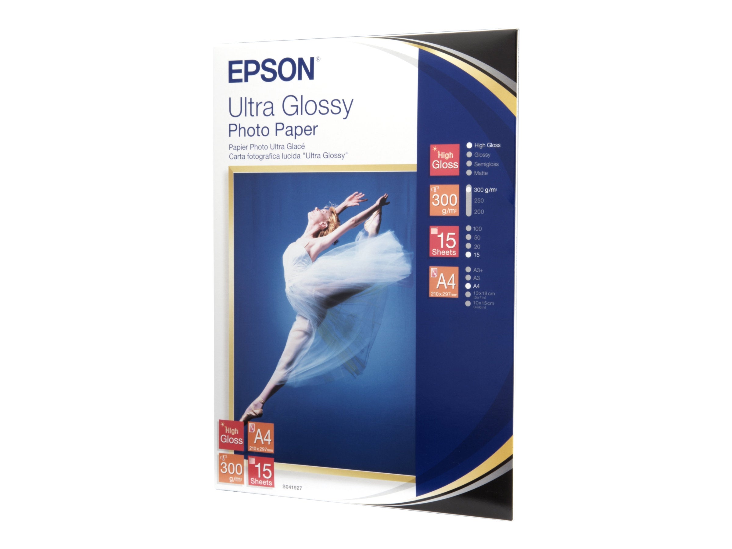 EPSON Ultra glänzend Foto Papier Vorderansicht
