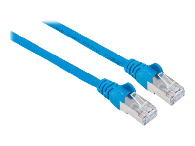 INTELLINET Cat6aPro Kabel Cat7 Rohkabel 1,5m blau - Anschlussansicht
