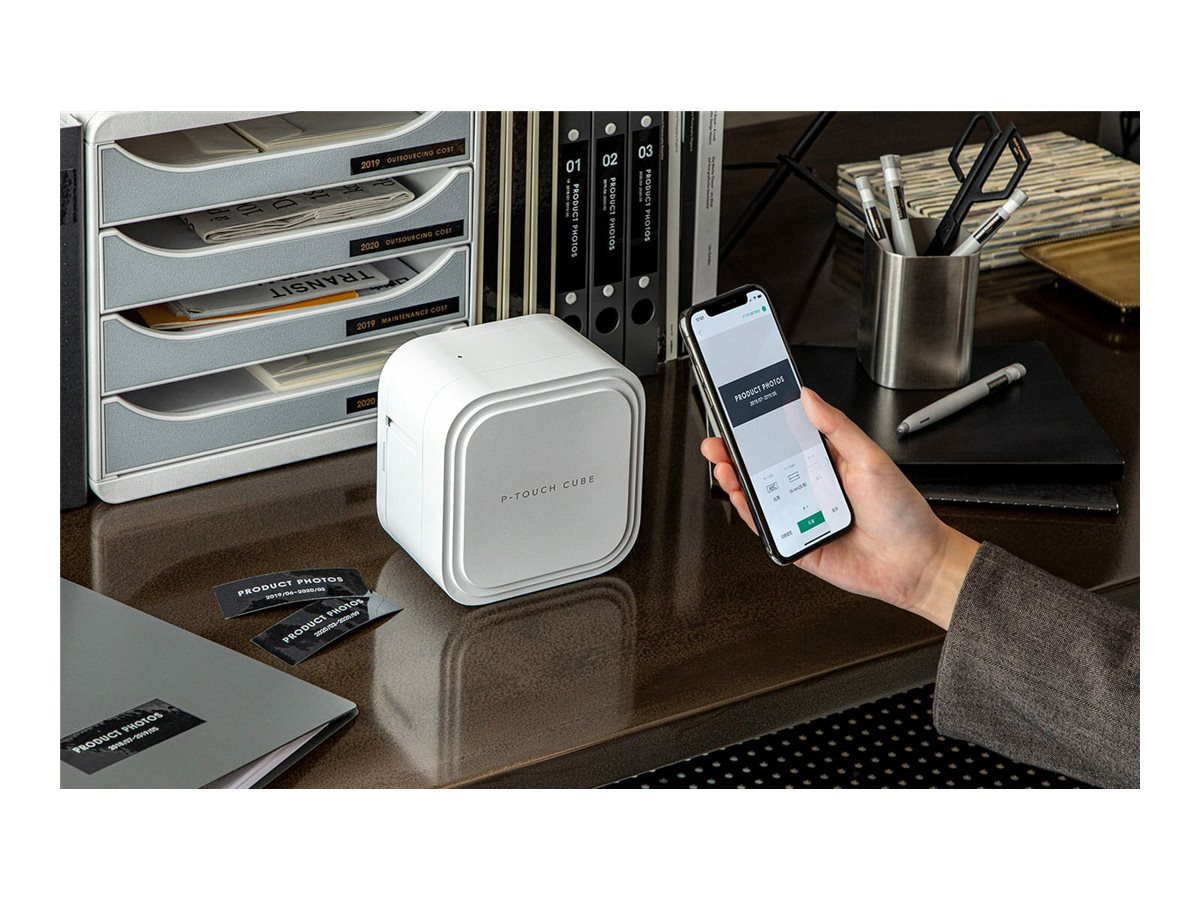 BROTHER PTP910BT CUBE Pro Label Printer Verpackung