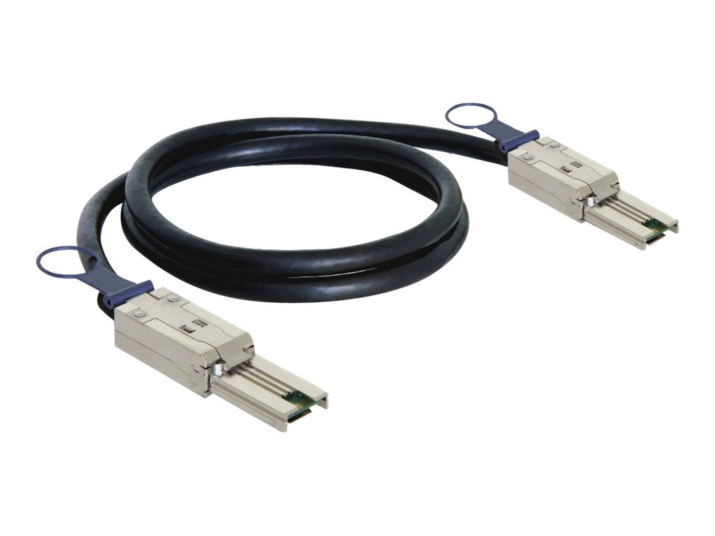 DELOCK Kabel mini SAS 26pin zu mini SAS 26pin SFF 8088 1m - Vorderansicht