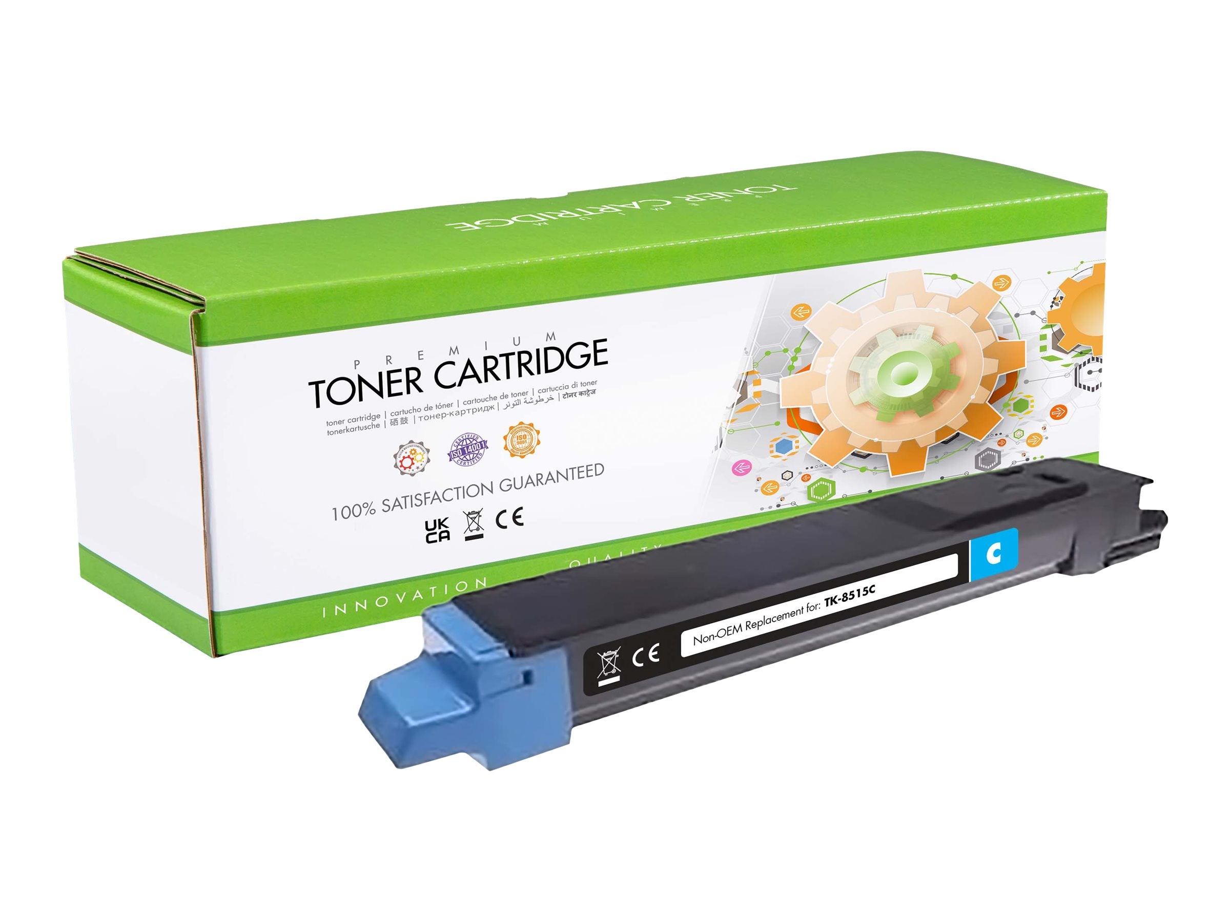 STATIC Tonerpatrone Kyocera TK-8515C cyan - Vorderansicht
